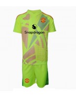 Manchester United Keeper Bortedraktsett Barn 2024-25 Korte ermer (+ bukser)